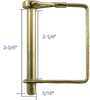 PTO Lock Pin Square - 5/16" x 2-1/4